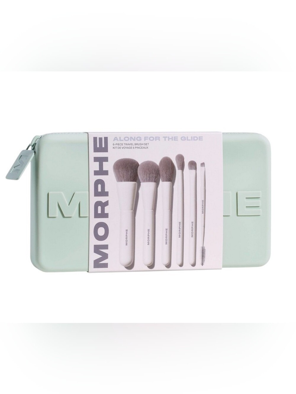 Morphe Along For The Glide 6-piece Travel Brush Set, NEW IN ORIGINAL PACKAGING